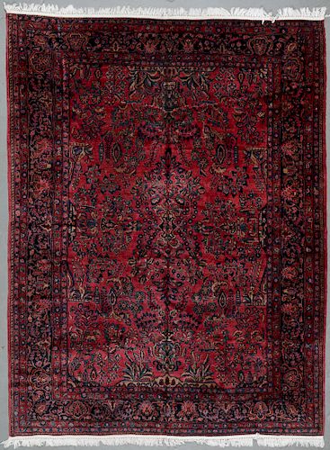 Antique Sarouk Rug, Persia: 9'0'' x 11'9''  