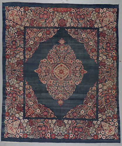 Antique Kerman Rug, Persia: 9'0'' x 10'6''