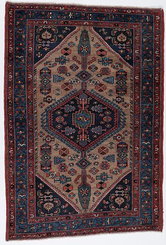 Antique Malayer Rug, Persia: 4'3'' x 6'3''