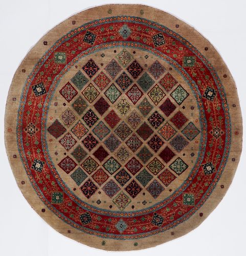 Vintage Gabbeh Rug, Persia: 5'0'' x 5'2''