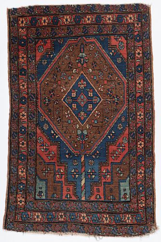 Antique Heriz Rug, Persia: 3'1'' x 4'9''
