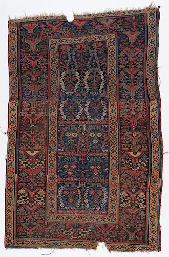Antique West Persian Kurd Rug, Persia: 3'8'' x 5'10''