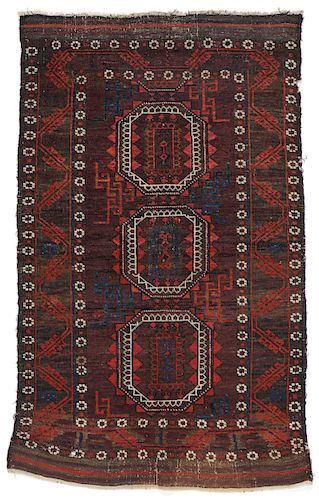 Antique Beluch Rug, Persia: 3'4'' x 5'3''