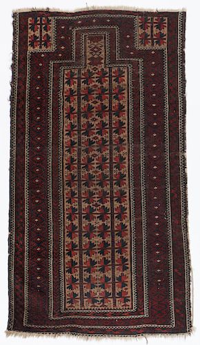 Antique Beluch Rug, Persia: 2'6'' x 4'5''