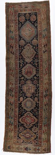 Antique Shirvan Rug, Caucasus: 3'4'' x 10'8''  