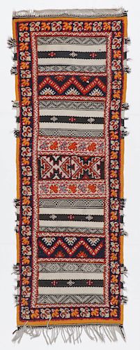 Vintage Moroccan Mixed Weave Rug, Morocco: 2'2'' x 6'0''