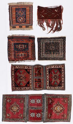 6 Antique Persian, Turkish, C. Asian Trappings