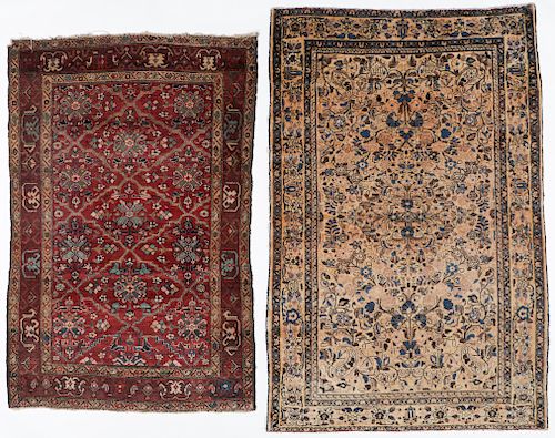 2 Antique Malayer Rugs, Persia