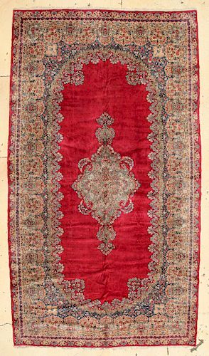 Rose Kerman Carpet, 9'8" x 17'5"