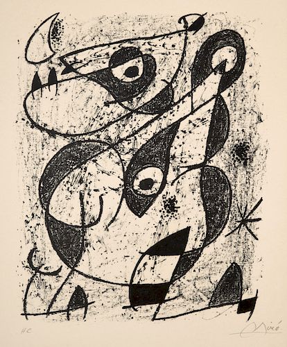 Joan Miro MIRO A L'ENCRE Lithograph, Signed Edition