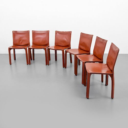 Mario Bellini CAB 412 Dining Chairs, Set of 6