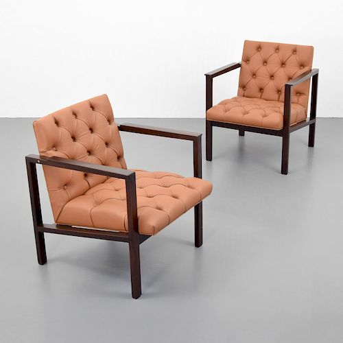 Pair of Edward Wormley Arm Chairs
