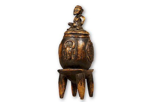 Senufo Figural Container from Ivory Coast