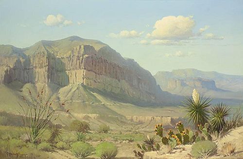 G. Harvey b. 1933 | Canyon Shadows - Diablo Mountains