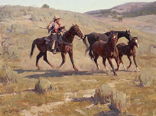 Jim C. Norton b. 1953 CAA, NWR | Separating the Herd