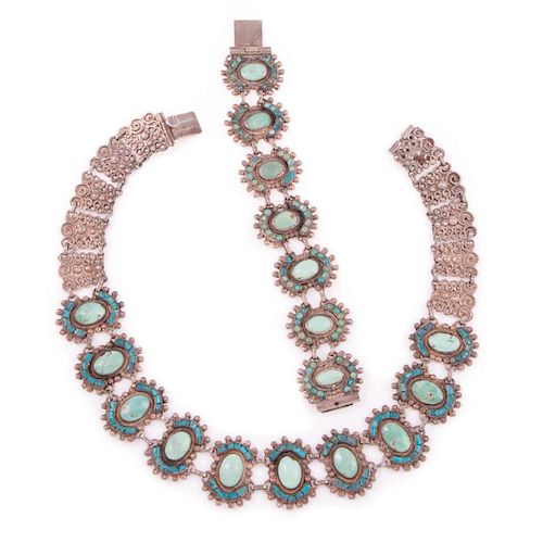 Matilde Poulat (MATL) Mexican necklace & bracelet set