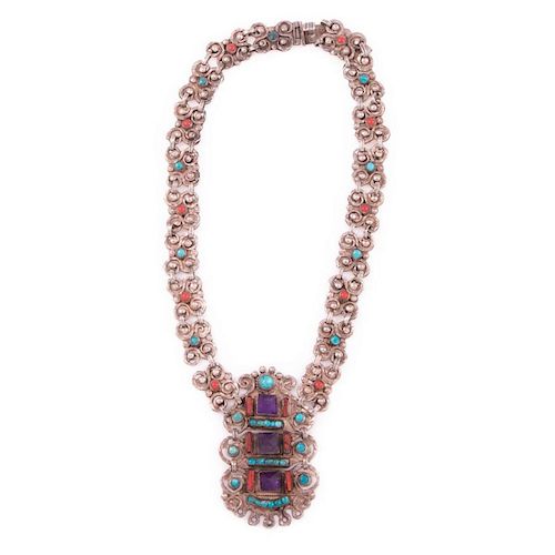 Ricardo Salas for MATL, Mexican hardstone necklace
