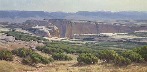 Clyde Aspevig b. 1951 NAWA, OPA, NWR | Southwestern Landscape