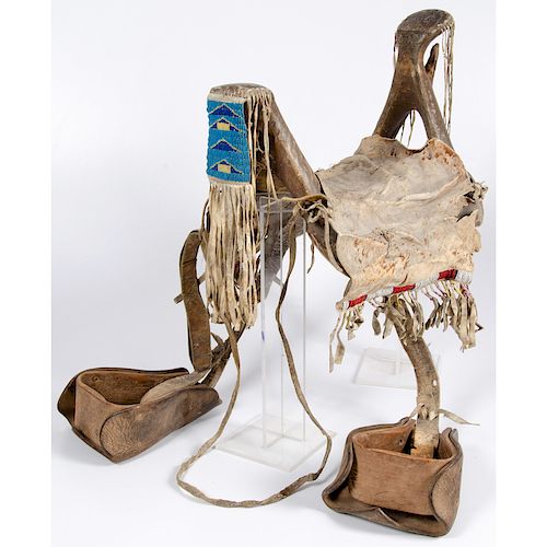 Plains Women's Saddle, From an Old Nebraska Collection