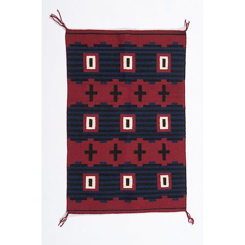 Darlene Yazzie (Dine, 20th century) Navajo Ganado Red Weaving / Rug