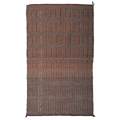 Navajo Twill Double Saddle Blanket Weaving / Rug