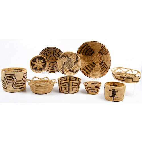 Collection of Tohono O'odham [Papago] Baskets