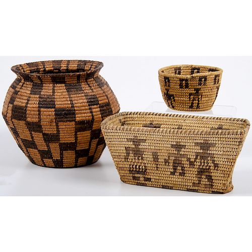Akimel O'odham [Pima] and Tohono O'odham [Papago] Figural Baskets, From the Collection of William H. Saunders, M.D. and Putzi Saunders, Ohio