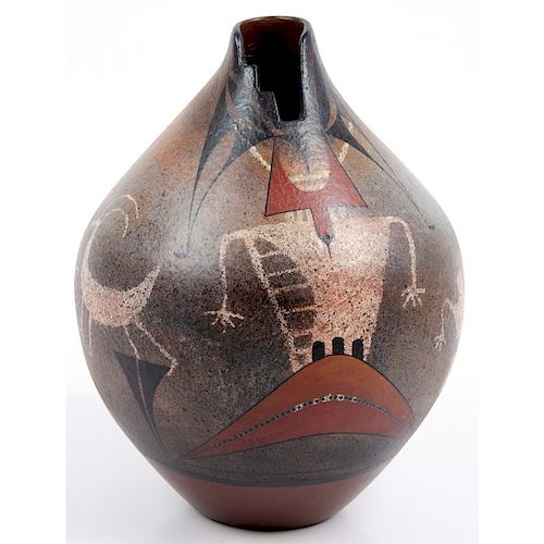 Ralph Aragon (San Felipe b. 1944) Pottery Jar, From the Collection of William H. Saunders, M.D. and Putzi Saunders, Ohio