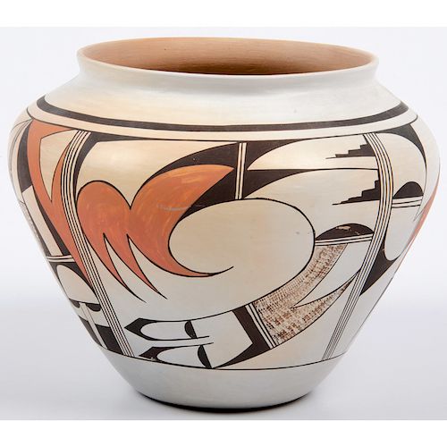 Eunice Navasie, Fawn (Hopi, 1920-1992) Pottery Bowl, From the Collection of William H. Saunders, M.D. and Putzi Saunders, Ohio