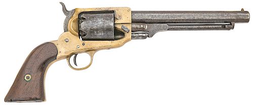 Rare Confederate Spiller and Burr Second Model Percussion Revolver