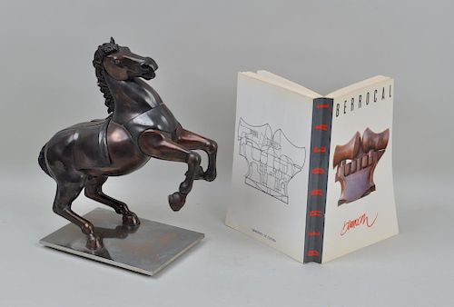 Miguel Berrocal Bronze Horse Puzzle Sculpture
