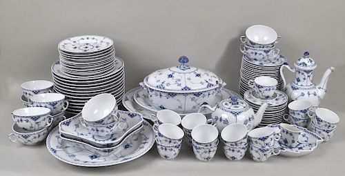 Royal Copenhagen Porcelain Partial Service