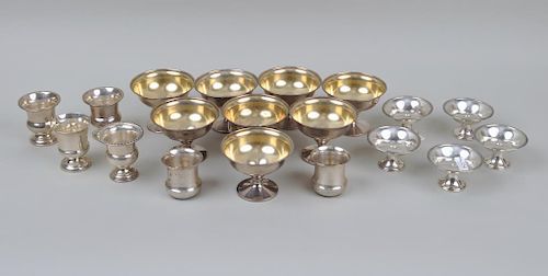 Group 19 Sterling Stemmed Small Cups & Bowls