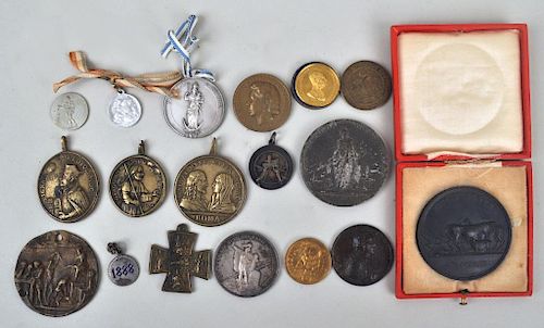 Group of Seventeen European Medals