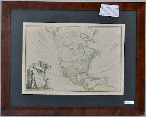 Map Of North America by Janvier
