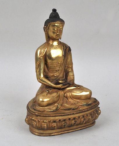 Gilt Bronze Buddha Figure