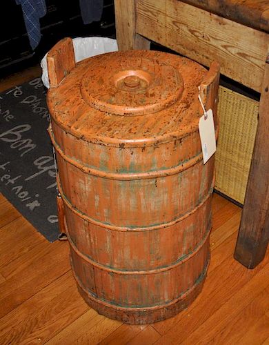 American Country Lidded Butter Churn