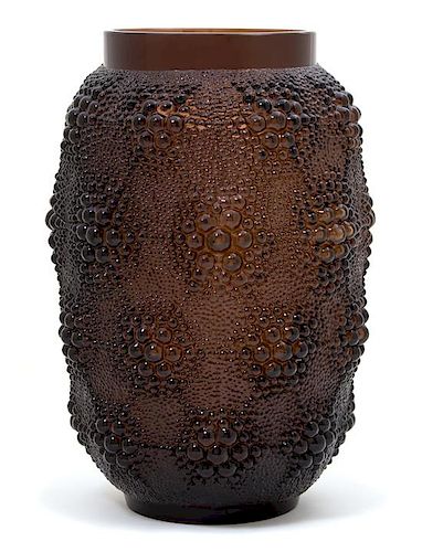 Rene Lalique, (Post- 1945), "Davos" Vase