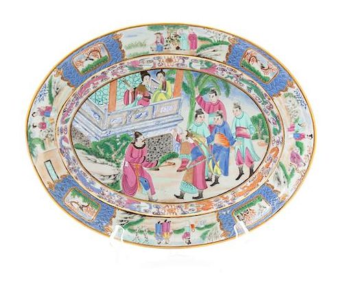 A Chinese Export Porcelain Platter