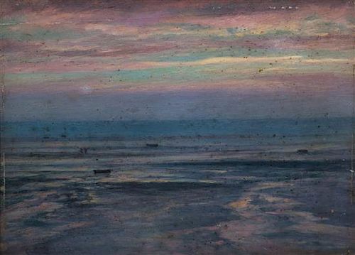 Herbert Dalziel, (English, 1853-1941), Dark Seas