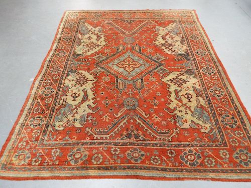Turkish Middle Eastern Oushak Carpet Rug