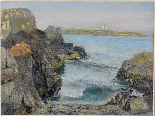 Frank Handlen Coastal Maine Seascape Painting