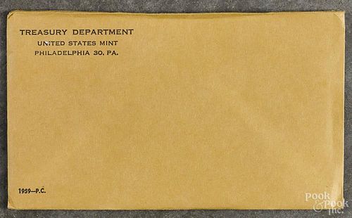 United States proof set, 1959, unopened.