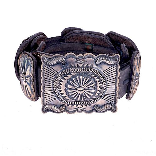OLD PAWN CONCHO BELT