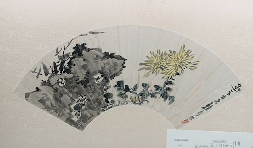 SU LIU PENG (1791-1862), ROCK AND FLOWER