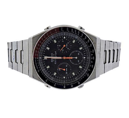 Seiko Chronograph Stainless Steel Quartz Watch
