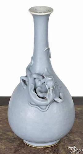 Chinese dragon vase, bearing apocryphal Kangxi mark on base, 9 1/2'' h.