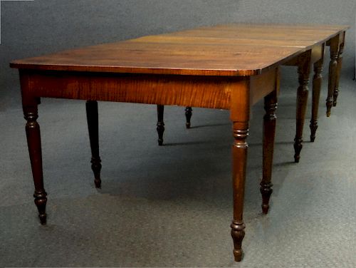 TIGER MAPLE 3 SECTION DINING TABLE