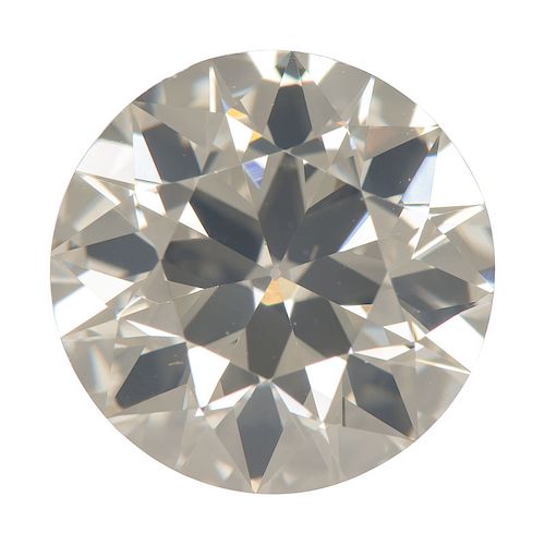 GIA Certified 5.54 Carat Circular Brilliant Cut Diamond