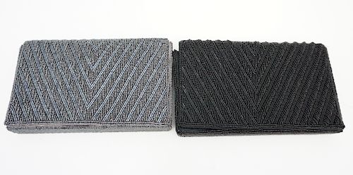 2PC BEADED EVENING BAGS